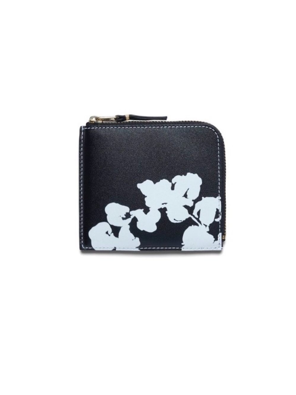 Comme Des Garcons Cotton Wreath Zip Around Wallet